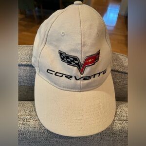 Unisex Baseball Cap Adjustable Cloth Strap Back Red Black Corvette Logo Hat